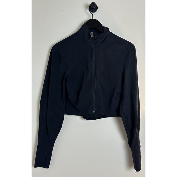 FREE PEOPLE Movement Never Better Cozy Jacket in Black Size Small - Picture 3 of 8